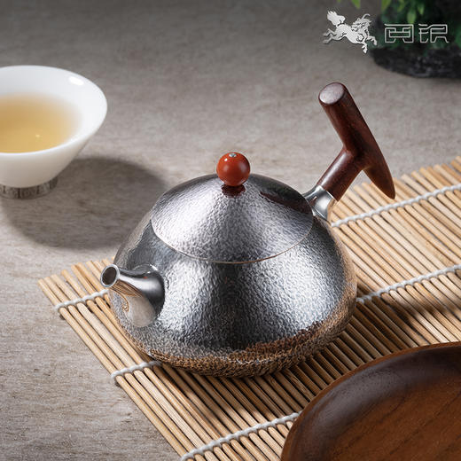 阅银 茶具《五谷丰登泡茶壶》999足银手工茶器茶杯茶壶送礼家用 商品图3