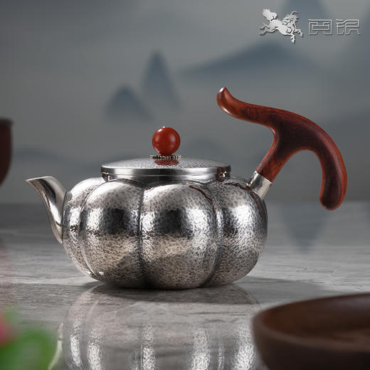 阅银 茶具《硕果累累泡茶壶》999足银手工茶器茶杯茶壶送礼家用 商品图4