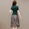 国风优雅中长款，假两件拼接时尚连衣裙QYM-CR-XYZX8950-L 商品缩略图2
