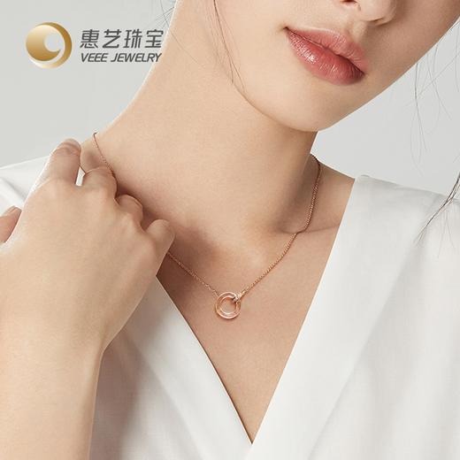 【炫彩系列】追梦18K金钻石套链 商品图3