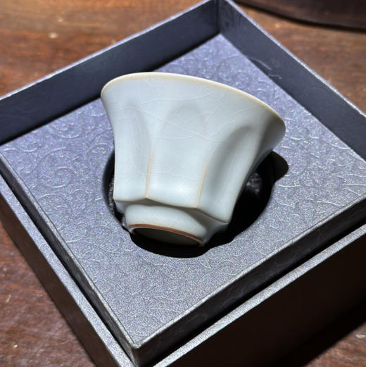 雅器｜东道汝窑·方圆杯（2023天青） 商品图2