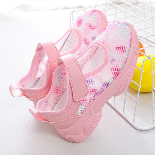 DD-女童鞋子夏季新款单鞋小女孩时尚休闲鞋子儿童镂空网鞋 商品图2