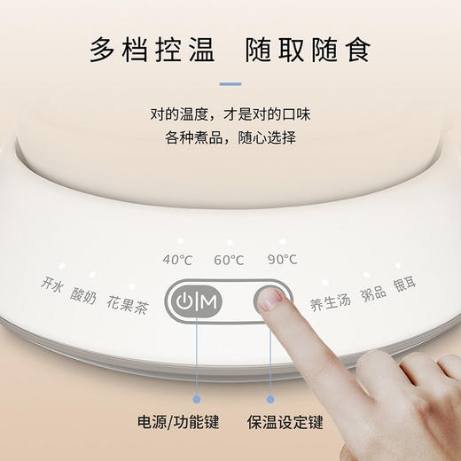 吉谷（K·KOU） EA001养生壶热水壶煮茶器 煮茶壶 电水壶 恒温电热水壶 保温花茶燕窝壶 商品图6