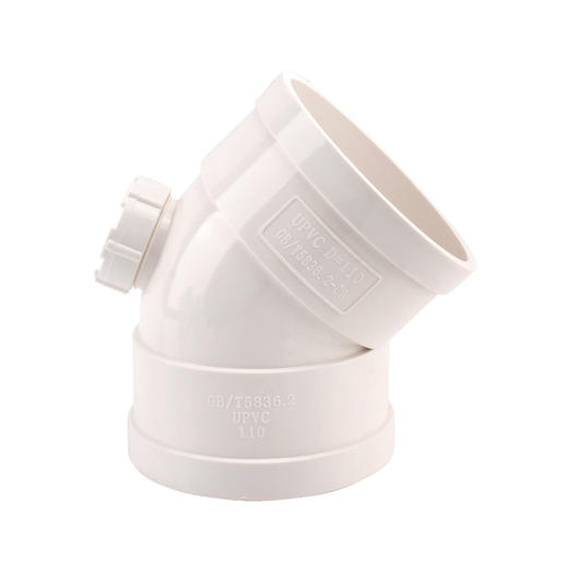 PVC排水系列45°弯头 （带检） 商品图0