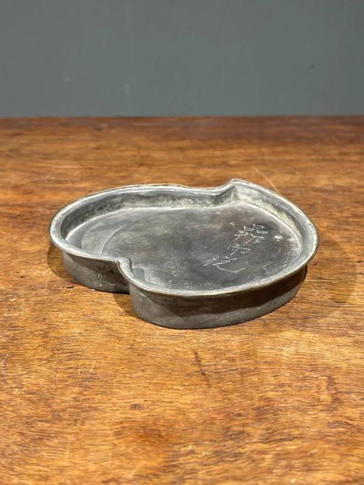 镶铜边锡质桃型笔舔洗，顺丰包邮 商品图8