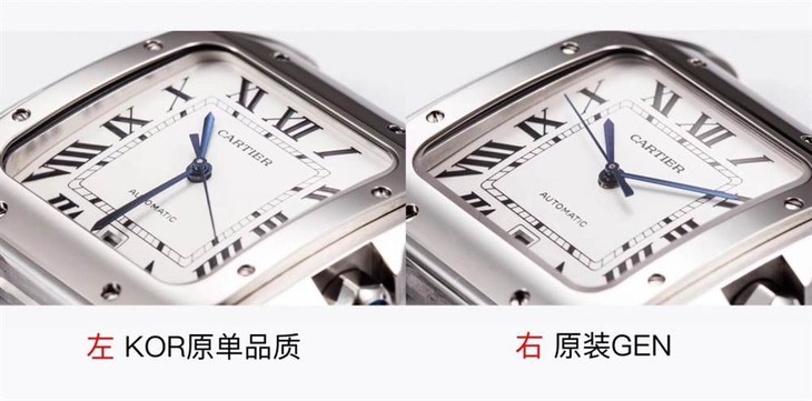 KOR厂卡地亚山度士真假对比评测