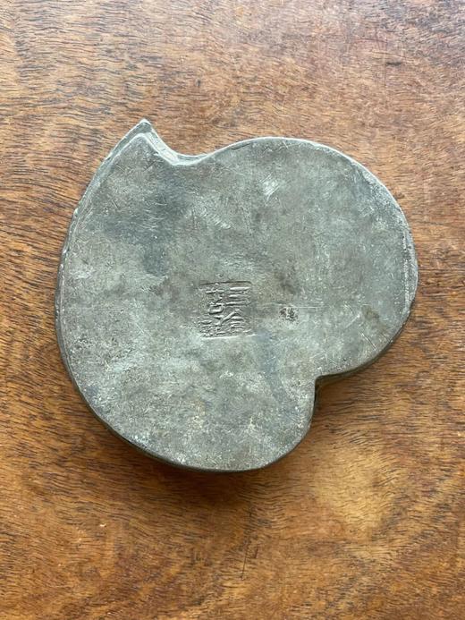 镶铜边锡质桃型笔舔洗，顺丰包邮 商品图4