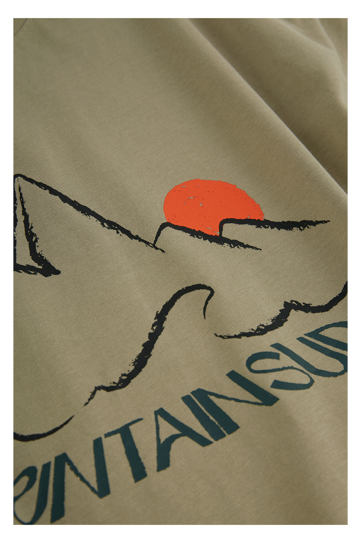 mountainsurf山系户外 复古日落印花 重磅纯棉t恤 无性别 logo tee
