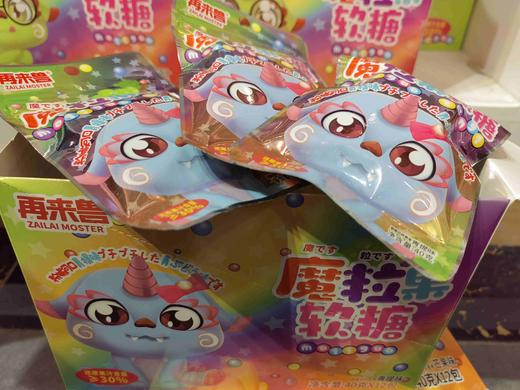 再来兽摩拉果软糖青提味40g 商品图6