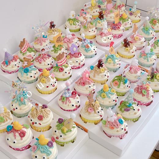 搞怪可爱杯子蛋糕-无夹心内有卡仕达酱-低糖无添加 商品图2