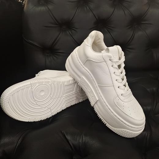 LFGJ  15104 新款系带厚底圆头百搭小白鞋 商品图4