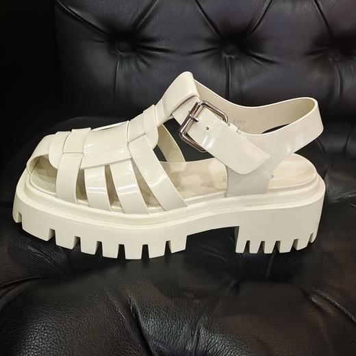 LFGJ  6157 复古编织罗马鞋 商品图1