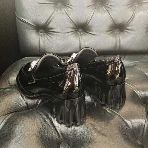 LFGJ  0349  水钻方扣粗跟百搭小皮鞋 商品图9