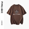 PINLI品立春季新款熊猫印花短袖T恤男士休闲上衣BG231111051 商品缩略图4