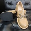 LFGJ  0349  水钻方扣粗跟百搭小皮鞋 商品缩略图4