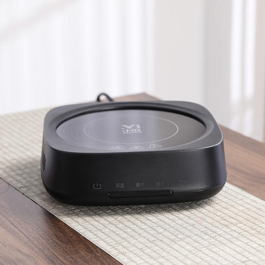 帝依CM-01电陶炉方形  迷你触摸静音电陶炉玻璃壶陶瓷壶铁壶通用烧水煮茶器家用 商品图7