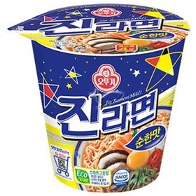 不倒翁真拉面原味小杯65g오뚜기 진라면 순한맛 소컵