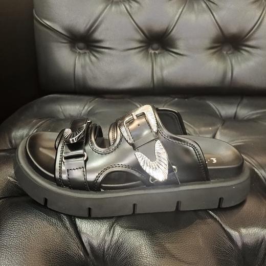 LFGJ 6158  金属皮带扣平底凉拖 商品图1