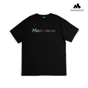 MountainSurf山系户外 撞色字母 重磅纯棉基础T恤 无性别