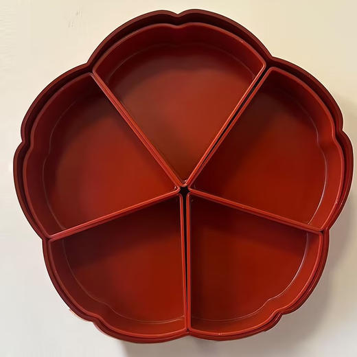 日本原装进口漆器樱花两段式糖果盒 商品图3