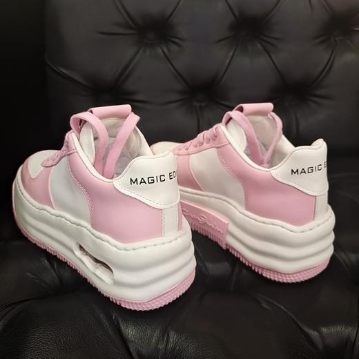 LFGJ  15104 新款系带厚底圆头百搭小白鞋 商品图8