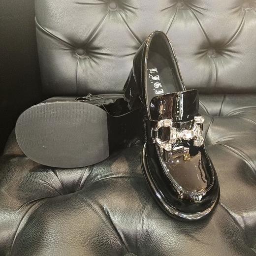 LFGJ  0349  水钻方扣粗跟百搭小皮鞋 商品图10