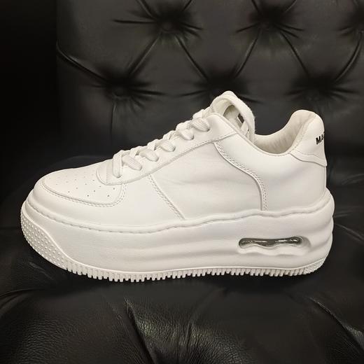 LFGJ  15104 新款系带厚底圆头百搭小白鞋 商品图1