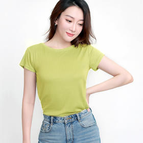 亲肤神衣｜婴儿绒坑条T，大厂品质、色调高雅、显瘦