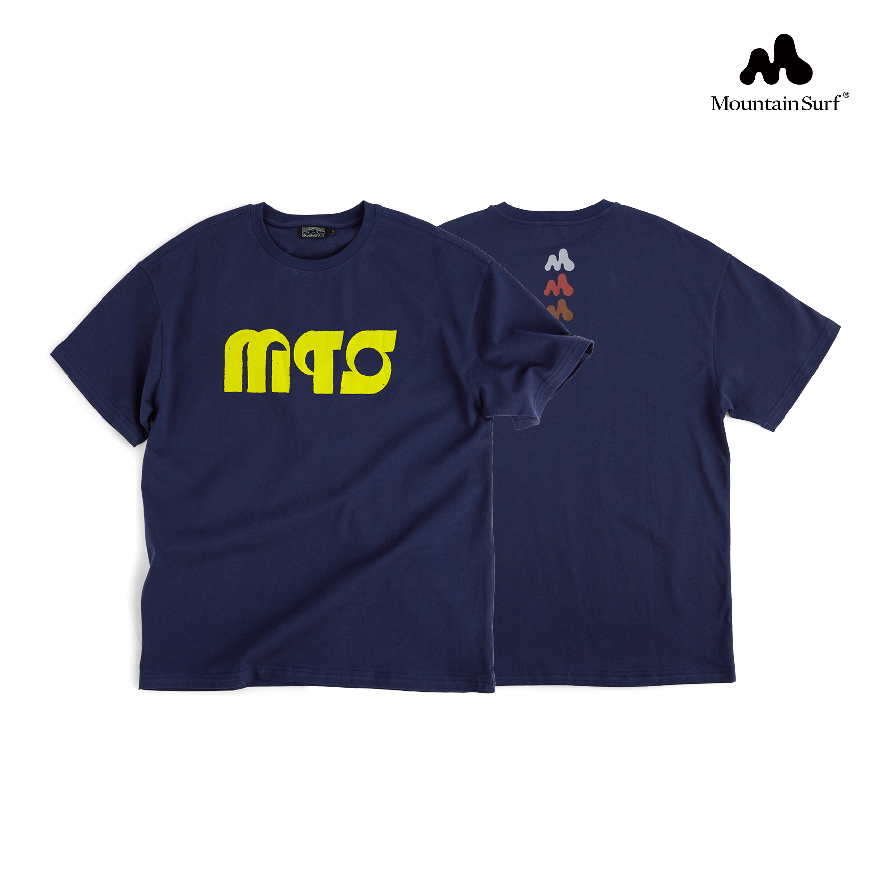 MountainSurf山系露营户外 MTS字母 重磅纯棉T恤 基础款 无性别 LOGO TEE