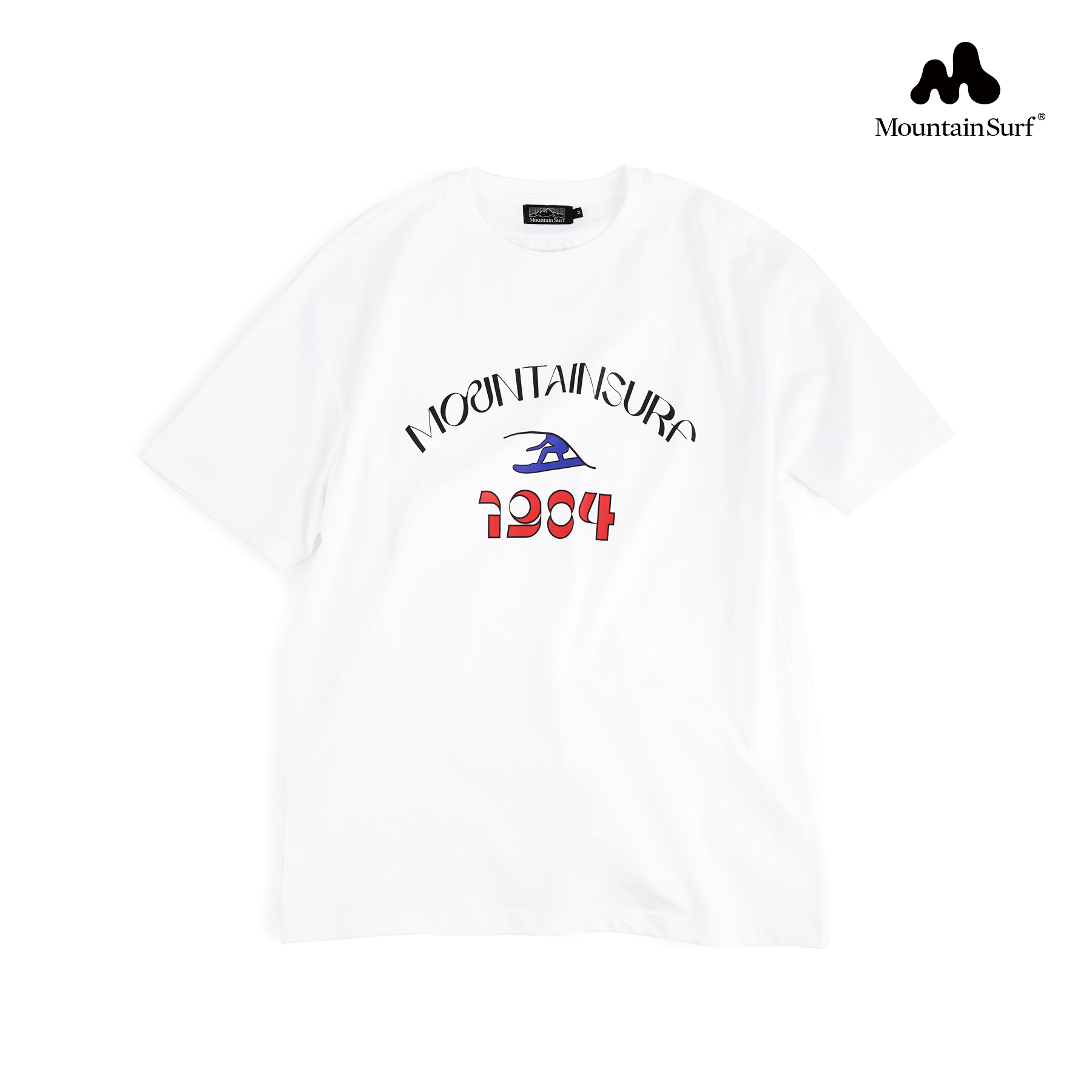 MountainSurf复古山系 冲浪印花1984 重磅纯棉T恤 无性别 LOGO TEE