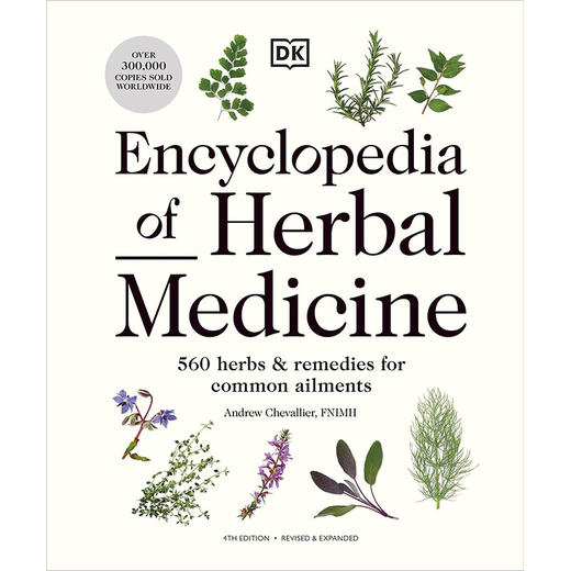 草药百科全书新版本 DK出版社 英文原版 Encyclopedia of Herbal Medicine New Edition: 560 Herbs and Remedies for Common  商品图0