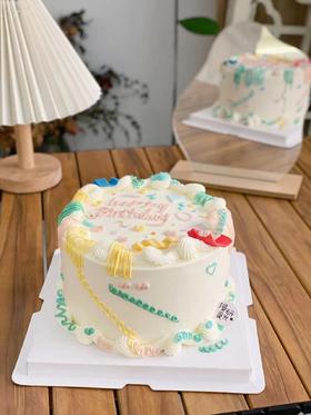 【生日蛋糕】缤纷彩条款