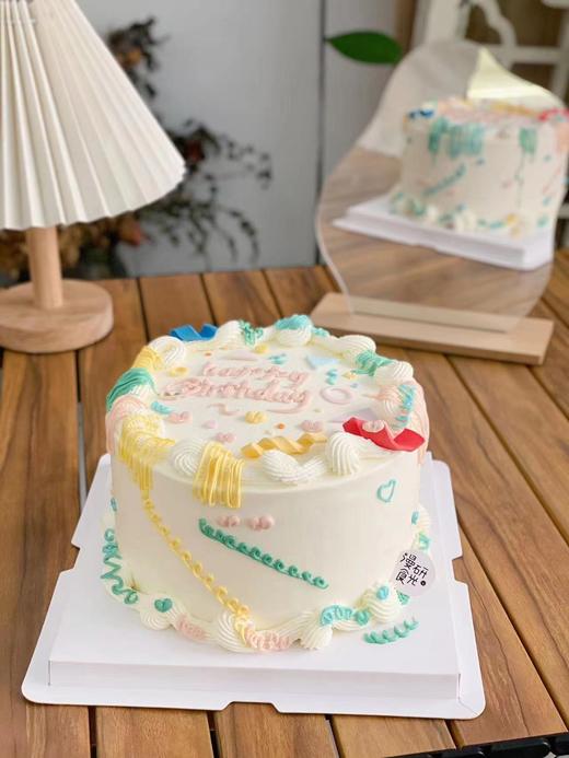 【生日蛋糕】缤纷彩条款 商品图0