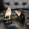 LFGJ  12007 新款真皮浅口低跟漆皮单鞋 商品缩略图2