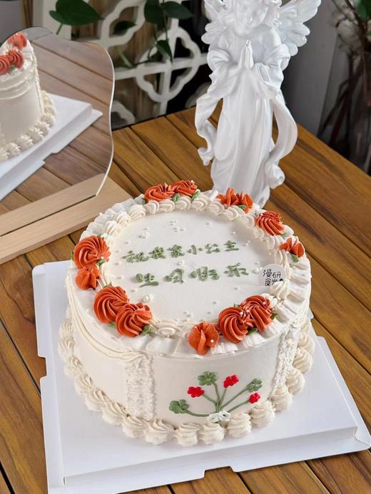 【生日蛋糕】复古风手绘款 商品图0