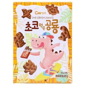 青佑巧克力恐龙饼干60g청우 초코먹는공룡