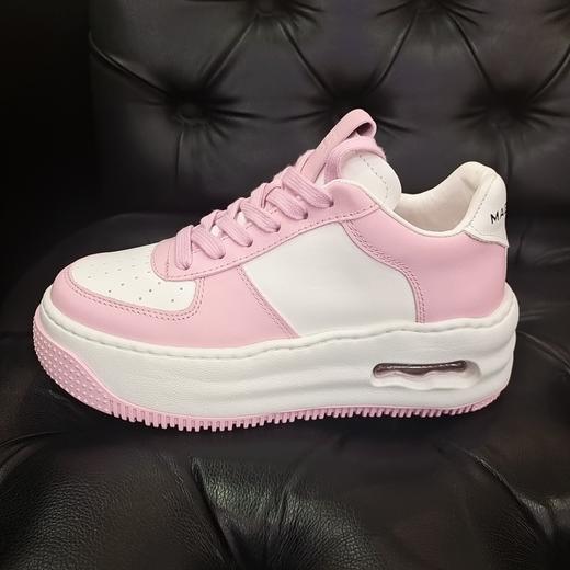 LFGJ  15104 新款系带厚底圆头百搭小白鞋 商品图6