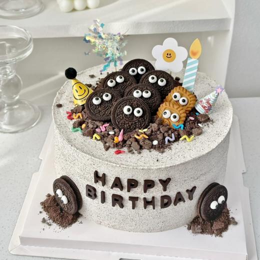 【优品系列】---【奥利奥表情蛋糕】 商品图0