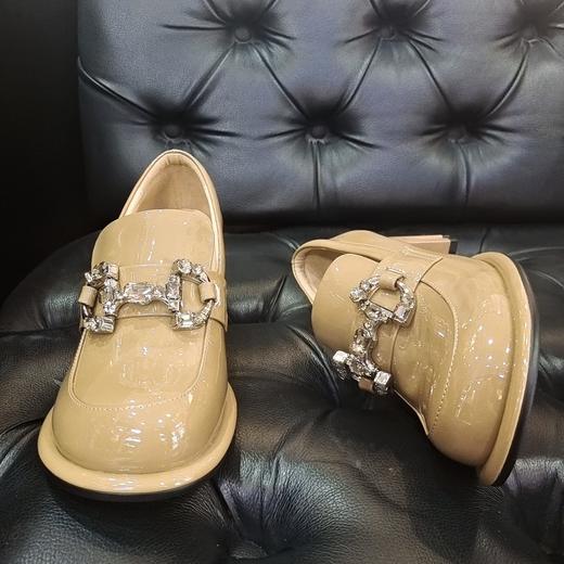 LFGJ  0349  水钻方扣粗跟百搭小皮鞋 商品图3