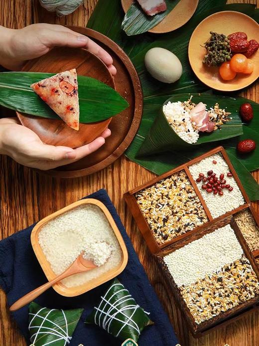 良品铺子聚享经典粽礼盒8枚1120g咸甜鲜肉八宝豆沙蜜枣粽端午送礼 商品图5