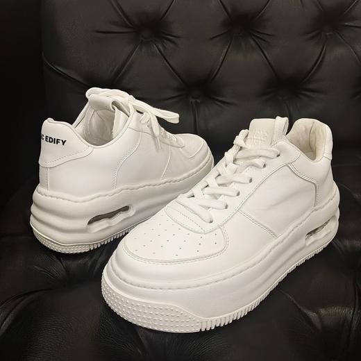 LFGJ  15104 新款系带厚底圆头百搭小白鞋 商品图5