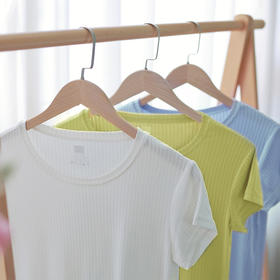 【99元/3件！连团5年的婴儿绒坑条T】大厂品质、色调高雅、显瘦