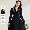 罗蒙春秋女装小香风小西装外套女士修身短款优雅气质拼色领单西服上衣外套 商品缩略图1