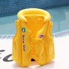 夏之恋儿童救生衣婴幼儿连体助泳衣背心婴儿学游泳浮力充气背心运动救生圈独立气囊设备黄色1件 商品缩略图6