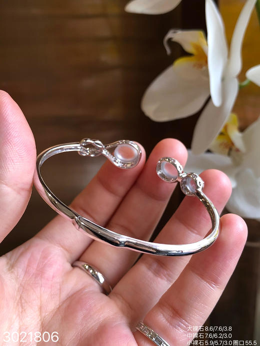 玻璃蛋面手镯 23999    圈口55.5【3021806】 商品图7