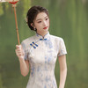 改良长款薄款，气质修身日常旗袍XL-23196 商品缩略图1