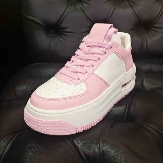 LFGJ  15104 新款系带厚底圆头百搭小白鞋 商品图7