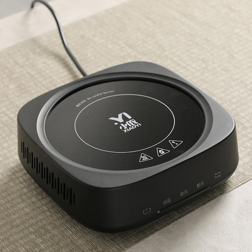 帝依CM-01电陶炉方形  迷你触摸静音电陶炉玻璃壶陶瓷壶铁壶通用烧水煮茶器家用 商品图3