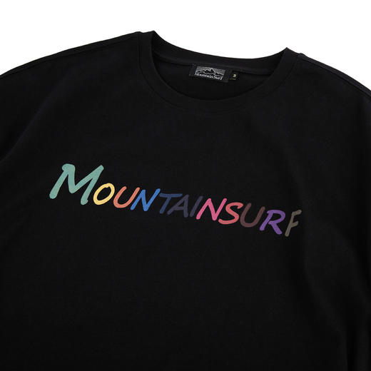 MountainSurf山系户外 撞色字母 重磅纯棉基础T恤 无性别 商品图2