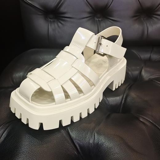 LFGJ  6157 复古编织罗马鞋 商品图0